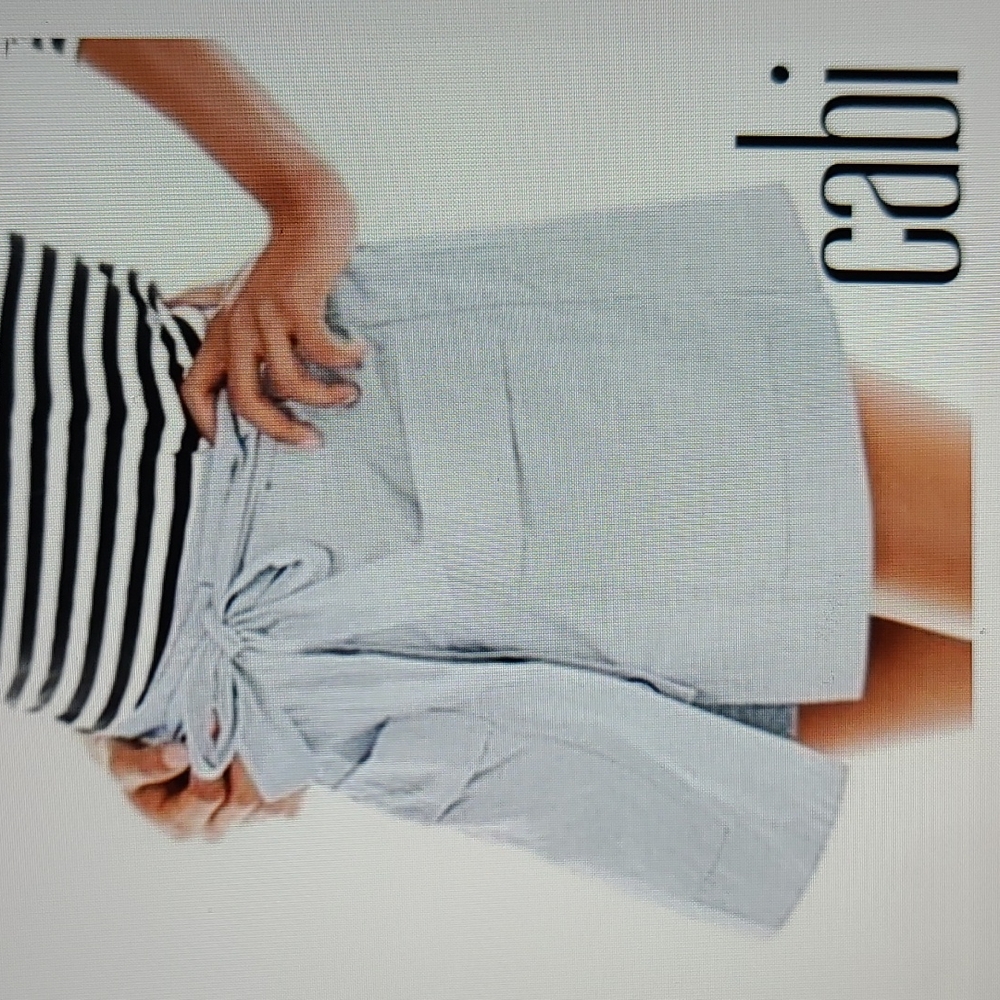 CAbi Chambray Medium Blue Court Skort sz M - Picture 1 of 7